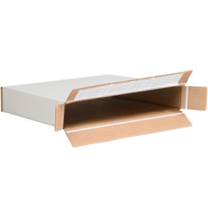 10 7/8 x 2 x 12 1/4" FOL Self Seal White-ECT-32