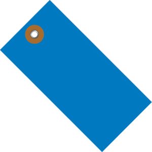 2 3/4 x 1 3/8" Blue Tyvek® Shipping Tag