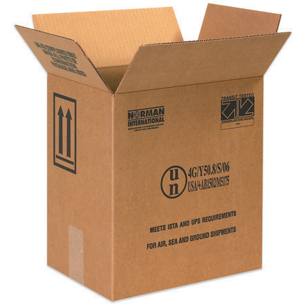 11 3/8 x 8 3/16 x 12 3/8" 2 - 1 Gallon F-Style Paint Can Boxes-ECT-44